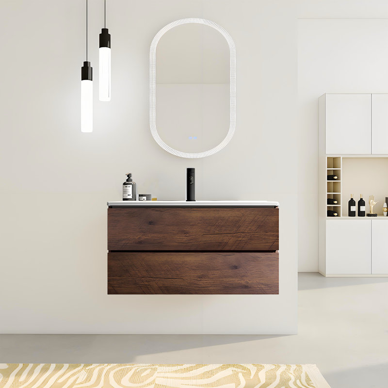Ensemble de meuble-lavabo 2 tiroirs Modern