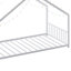 Cadre de lit simple pour enfant avec bandes lumineuses à DEL, cadre de lit en fer en forme de toit, blanc-1365870483