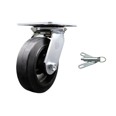 Rubber on Steel Caster