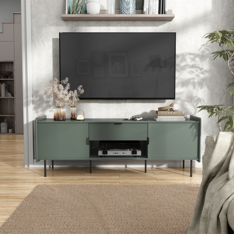 Tulle 60" Wide Tv Console, Green