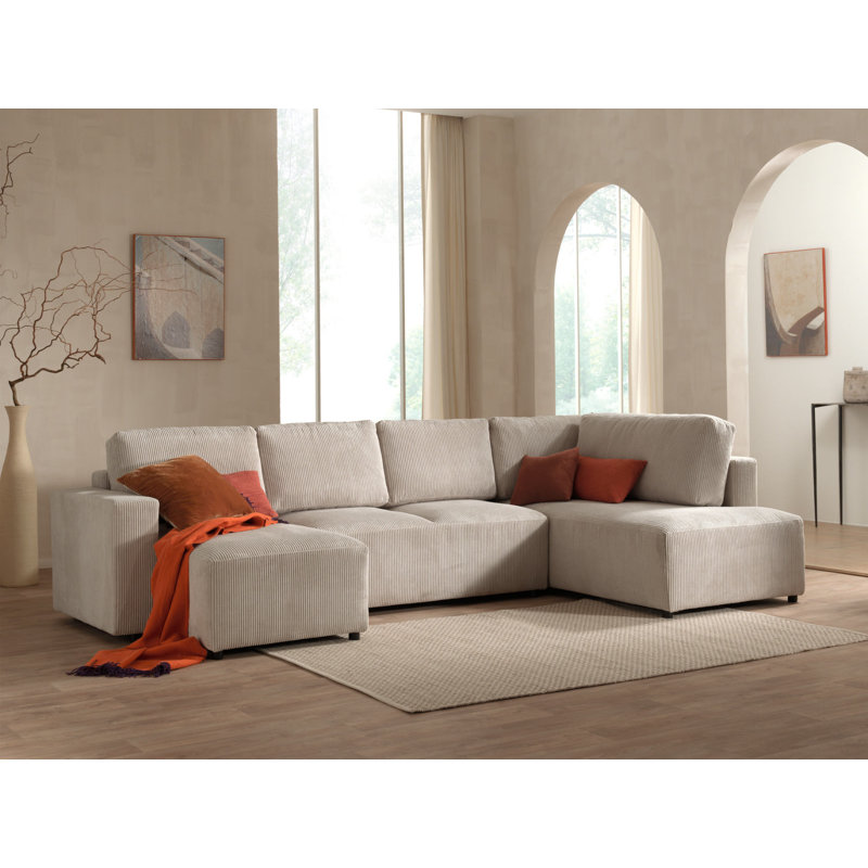 7 Seater Large Corner Sofa, Right Hand Facing