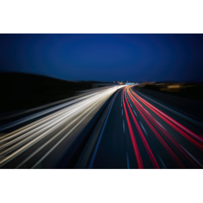 " Night Highway Traffic "