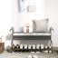 Banc de rangement pour chaussures 46 po