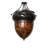 22" Wide Greenbriar Oak Semi-Flushmount