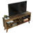 Marianna Compact TV Stand Cabinet with 4 Shelves and Cable Management for 50, 55 Inch TV Media Storage Unit