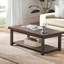 Table basse avec rangement frame
