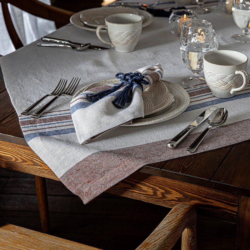 Danish Stripe 60" X 120" Tablecloth