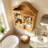 Solid Wood Wall Cabinet with Elegant Wave-723303144