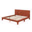 Lit plateforme, cadre de lit moderne de style Mid-Century avec tête de lit, cadre de lit uni-771308161-771308174