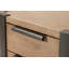 48cm W Metal Bedside Table