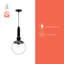Luminaire suspendu sphère 1 lumière Delilah-66310938