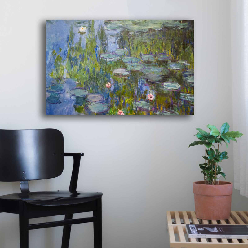 Claude Monet - peinture sur toile tendue