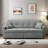 3 In 1 Convertible Sleeper Sofa Bed With Reclining Backrest, Pillows And Side Pockets-1869365428
