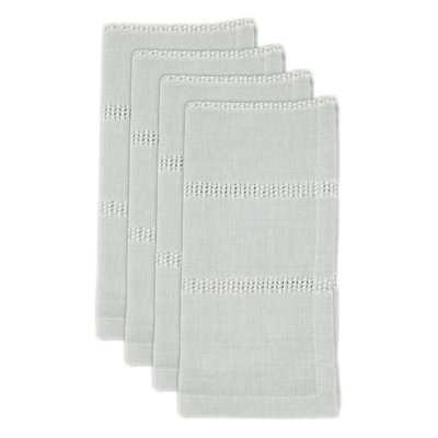 90% coton - 10% lin serviette rectangulaire