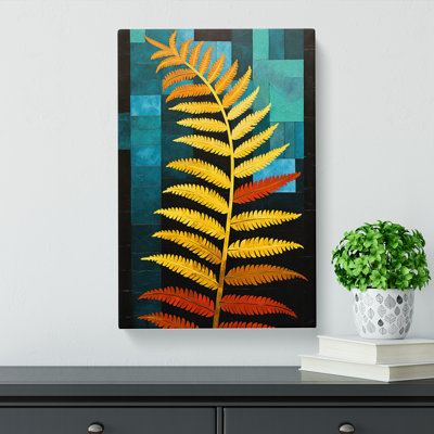Fern Leaf Constructivism No.2 - No Frame Print