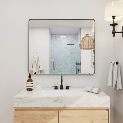 Aluminum Framed Vanity Mirror, Wall Mirror for Bathroom