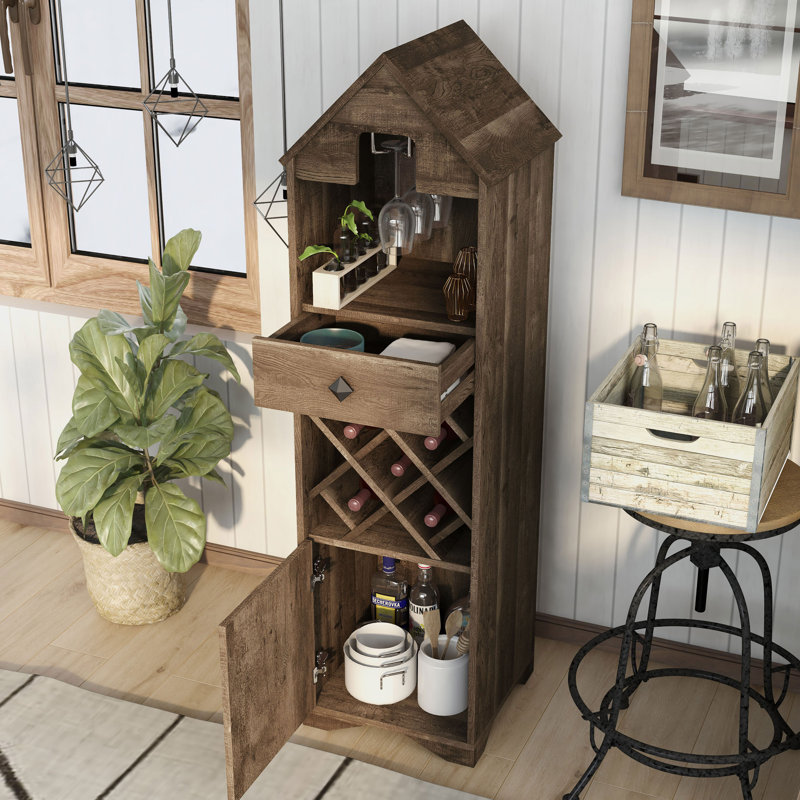 Bar avec rangement pour le vin Brungardt