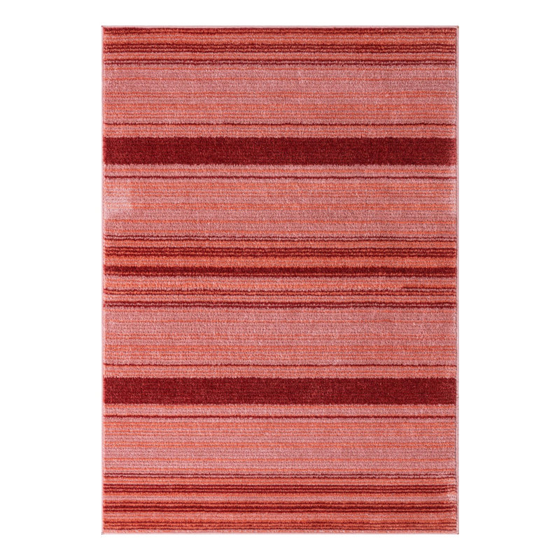 Osteen Striped Indoor Rug, Rectangle 4'1" x 6'3"