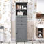 Armoire de rangement haute 3 tiroirs avec tablettes réglables Tall-601855414
