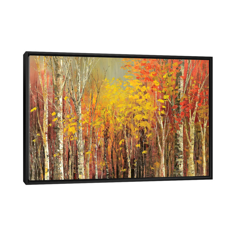 «Tangled Colors», reproduction sur toile tendue, H 18 po x l 26 po x P 1,5 po, Toile avec cadre noir, Pas de tapis