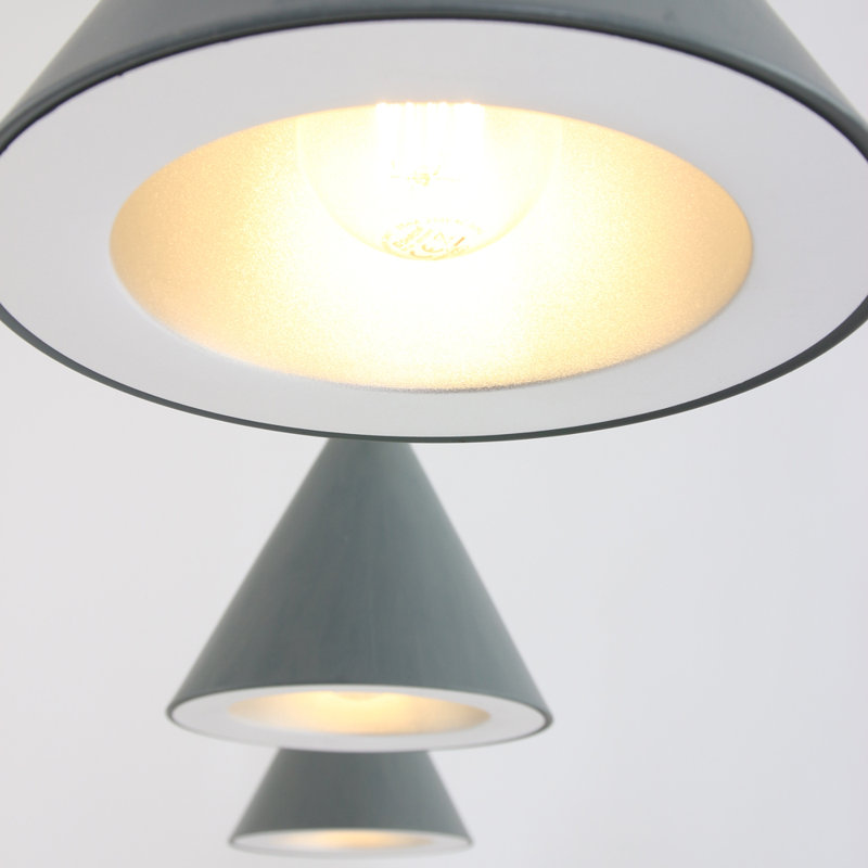 Andreas 3 - Light Grey Kitchen Island Pendant