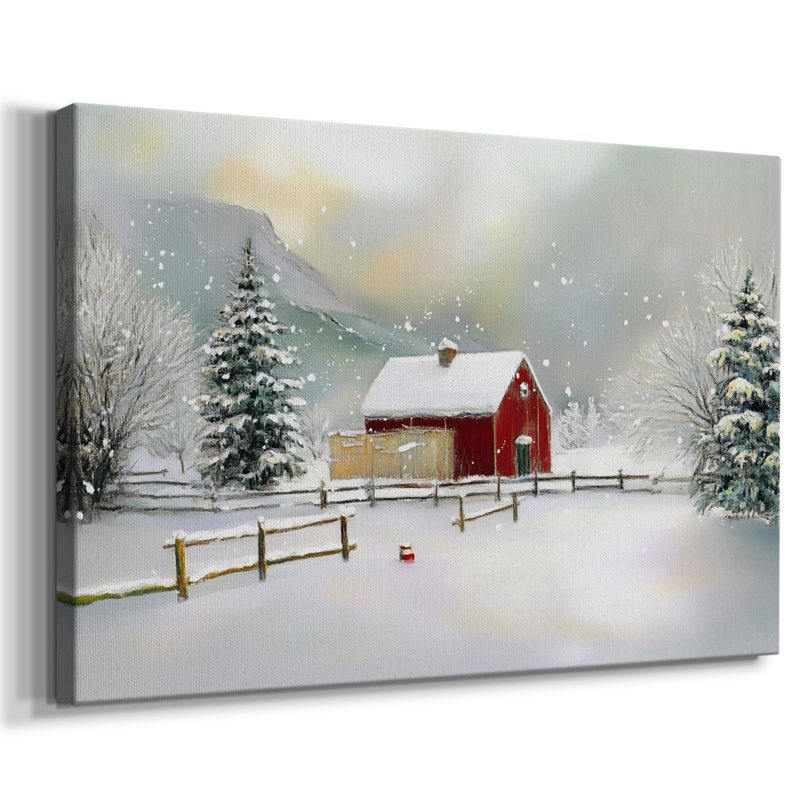 Christmas Holiday Art III- Gallery Wrapped Canvas-CXLIX, 40" H x 60" W