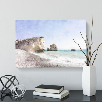 Cyprus Beach - Wrapped Canvas