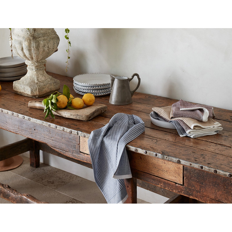 Desert Organic Cotton Waffle Kitchen Towel Set of 6