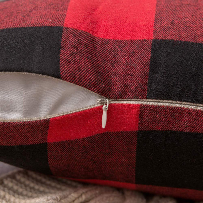  Ensemble de 2 housses de coussins décoratifs avec insertions - Ensemble complet de coussins décoratifs 18 po x 18 po