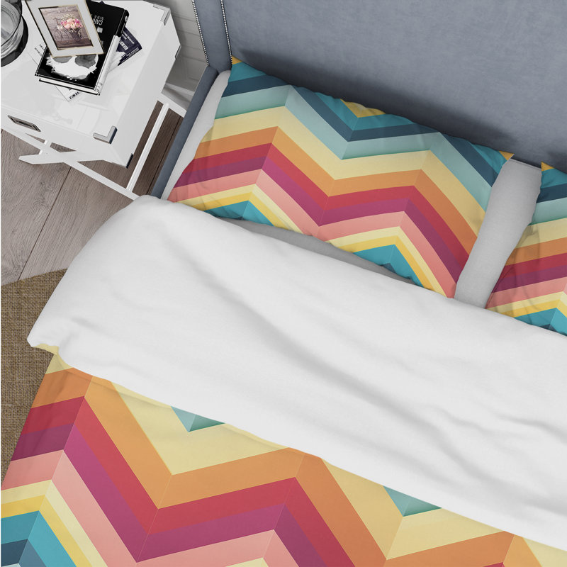 Ensemble de housse de couette Popart, Housse de couette simple + 1 taie décorative stan