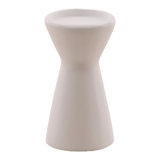 Ula Outdoor Candle Holder White