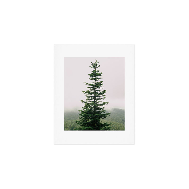 Reproduction d'art à arbre unique Hannah Kemp - sans cadre, H 10 po x l 8 po