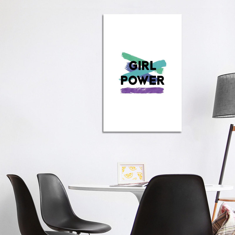 Girl Power - Wrapped Canvas Print, 101.6 cm H x 66.04 cm W