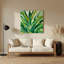 «Botanical Jade Plant», art mural en métal vert-187457675