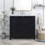 Armoire de salle de bain 36 "Retro Espresso