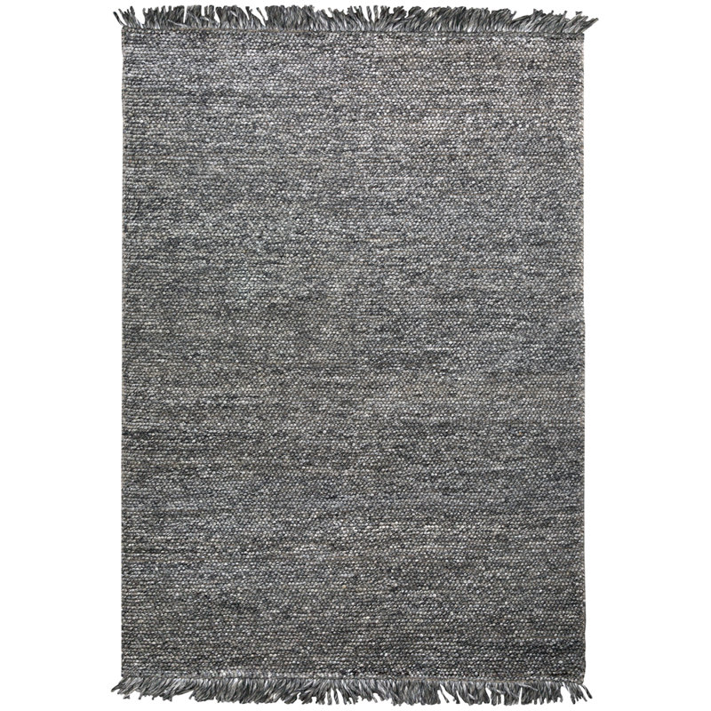 Karma Area Rug in Charcoal, Rectangle 9'10" x 13'1"
