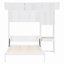 Lit escamotable mural avec bureau, armoire supérieure et tablettes de rangement, lit pliable peu encombrant-1469498305-1469498310