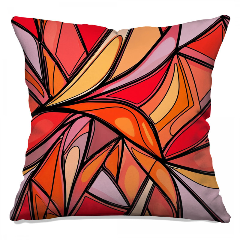 Abstract Throw Pillow, Art Double Sided Pillows, 20 x 20 inches