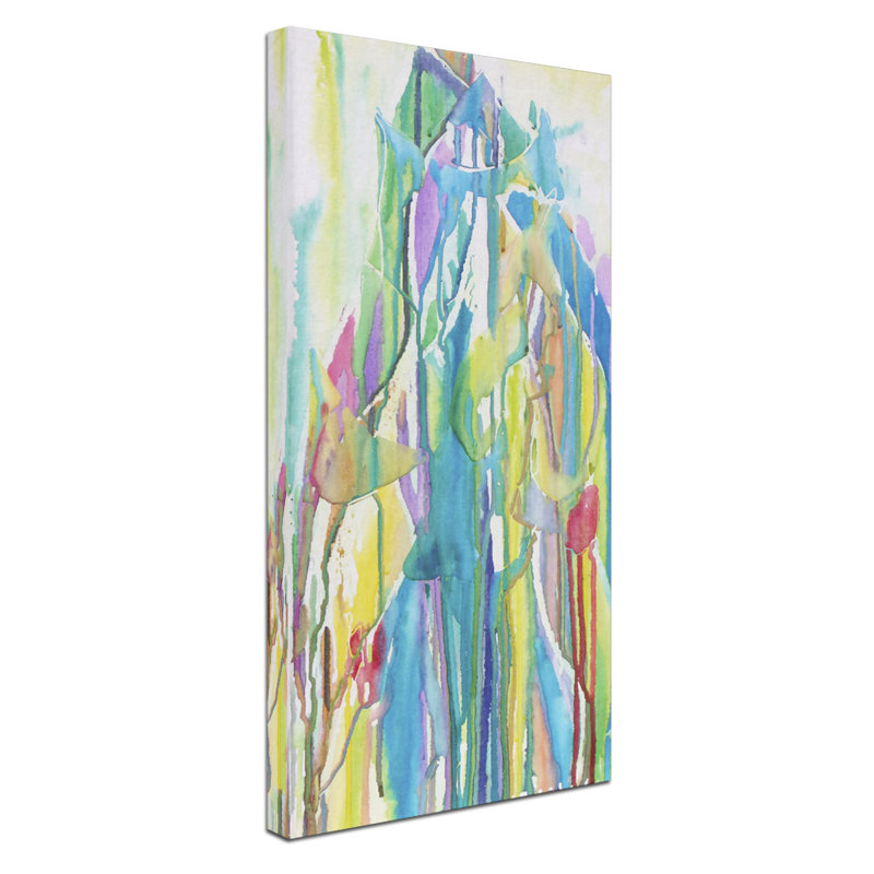 « serendipity », reproduction d’art sur toile tendue, H 19 po x l 10 po x P 2 po