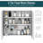 Kleankin Bathroom Mirrored Cabinet