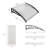 Household Application Door & Window Rain Cover Eaves Canopy-112484545-112484544