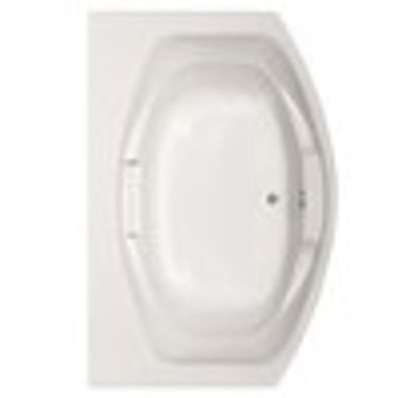 Jessica 60'' L Soaking Bathtub, White, Matte Black