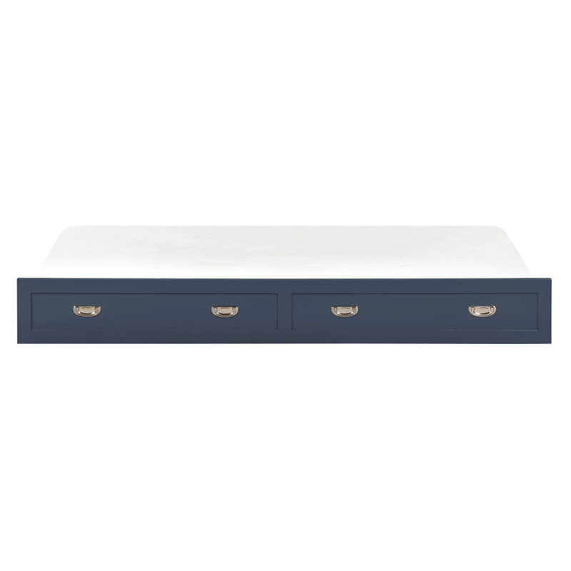 Ensemble de meubles de chambre à coucher 1 pièce (sans lit, seulement avec lit gigogne), Marine