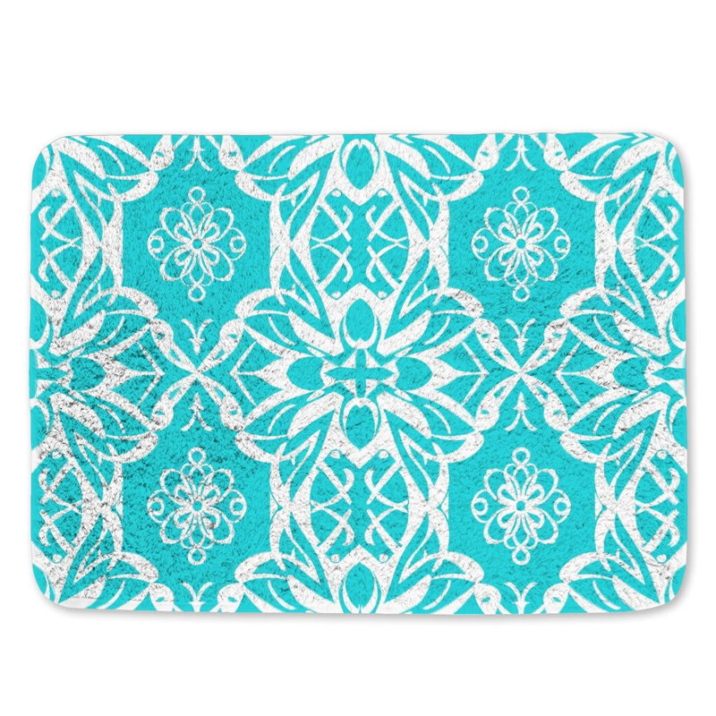 Gertraut Microfiber / Microsuede Non-Slip Bath Mat, 17"W x 24"L
