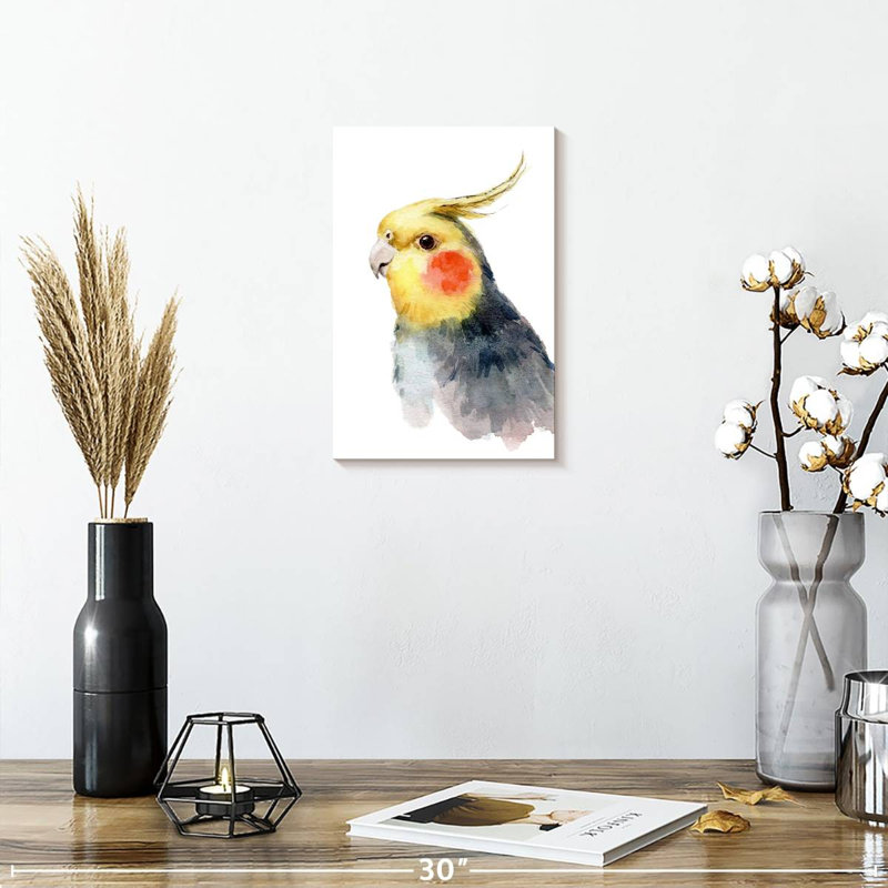 Brampt Cute Parakeet, 12" H x 8" W