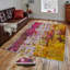 Tapis tissé élégant (4,6 x 7,2 pieds), 100% polyester, hauteur des poils de 0,4 po | Antibactérien, antidérapant, dessous lavable à la machine | Impression 3D numérique | Parfait pour le salon, la chambre à coucher et la salle à manger-1004365052