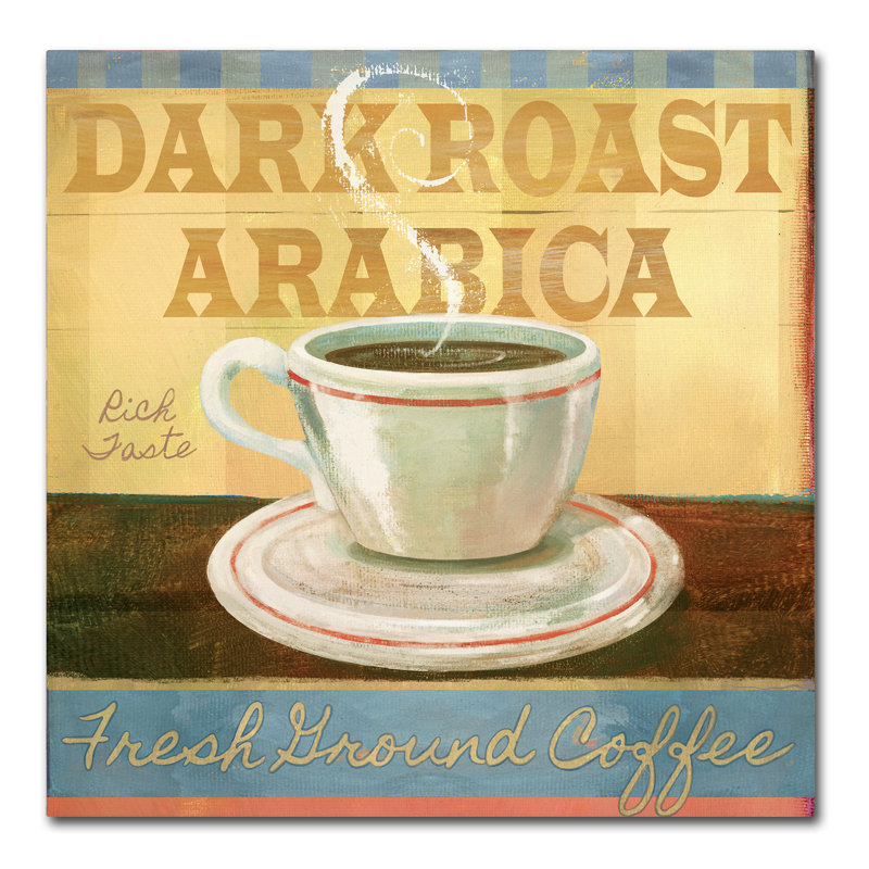 « ground coffee », reproduction d’impression sur toile tendue, H 14 po x l 14 po