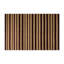 Tapis intérieur / extérieur noir HorizontalStripes