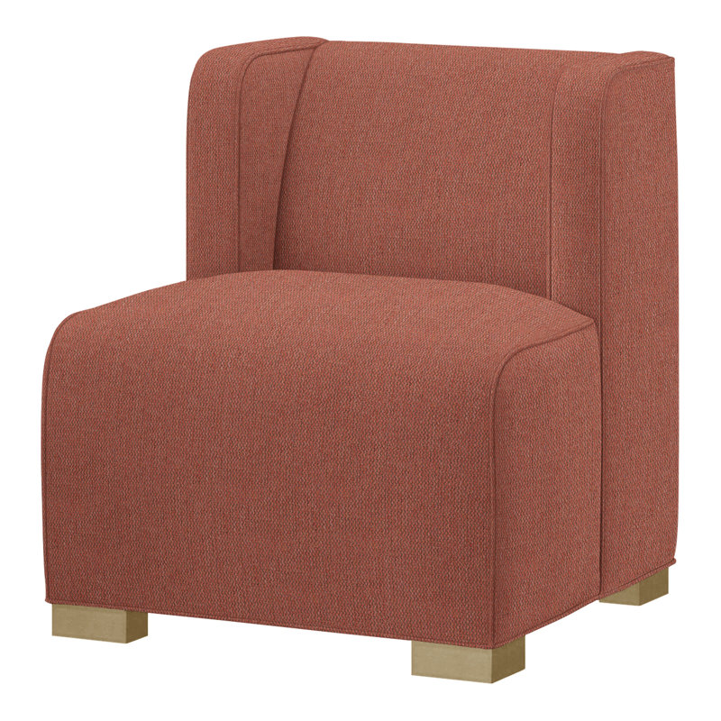 TAU Upholstery Slipper Chair, Dune, Fleecy Vanilla (Performance fabric) 1351-92