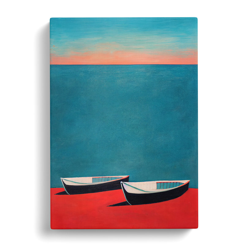 Abstract Boat No.2 - Wrapped Canvas, 76cm H x 50cm W x 3cm D